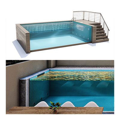 ステンレス鋼製の建材付きの地面上での家庭スポーツ