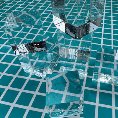 透明な天井の透明なガラス天井からの眺めのためのプラスチックカスタマイズされたプール