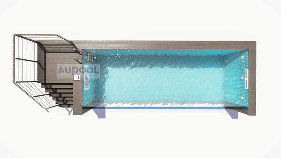透明 完成 プリファブ プール 人性 的 デザイン 塩塩 発電機