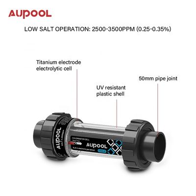 15-45g クロール出力塩 クロール発電機 AUPOOL 2 In 1 公共プール用