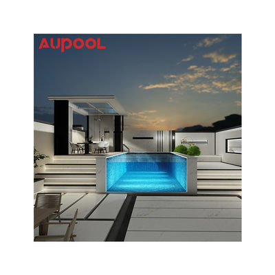 AUPOOL 2000Lシリーズ 標準逆流トレーナー 長サイド透明プール