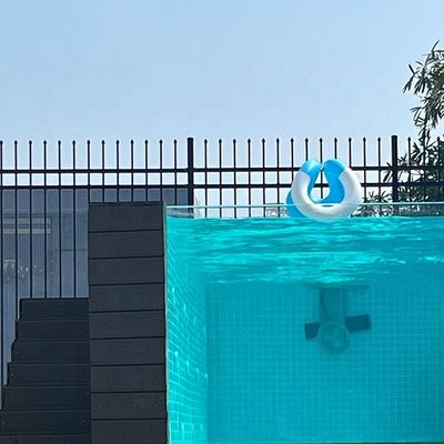 地面上100mmアクリルパネル付きのプリファブリックプール プールフィルターポンプ