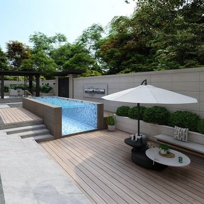 透明なアクリル船用コンテナ 水泳池 30~950mm 厚さ 1.2g/cm3 密度