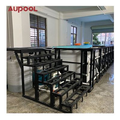 AUPOOLOEMから100mmアクリルウィンドウのプリファブプール