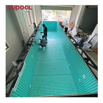 AUPOOLOEMから100mmアクリルウィンドウのプリファブプール