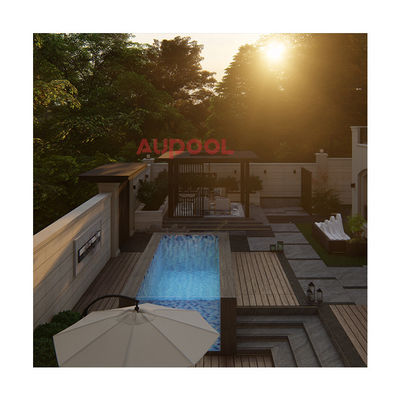 オーダーメイドサイズ プールフェンスのための透明アクリルパネル AUPOOLポリカーボネートプールカバー