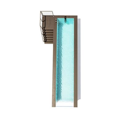20Ft ポータブルプリファブコンテナ 家庭プール ルーサイトアクリル 密度 1.2g/cm3