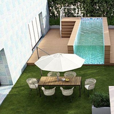 ホテルのプール AUPOOL 無限の無限透明アクリルガラス モジュール式プール 30