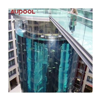 透明なアクリルプール 高光伝送92.5% 30-950mm厚さ