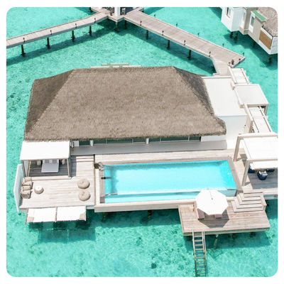 アクリルガラス プレファブ 地上 水泳池 水屋 30~10m3 容量