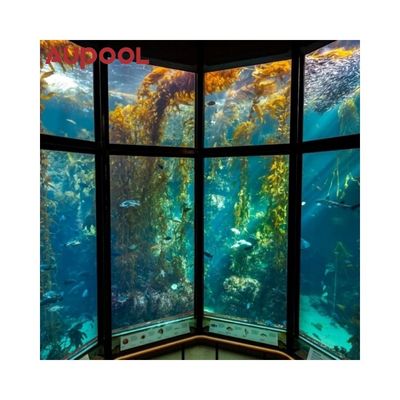 家族プール 長さ8メートル 屋外マッサージスパ 終わりのないアクリルガラスプール