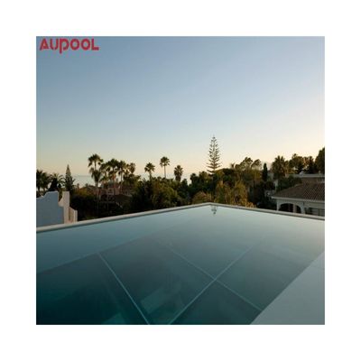 AUPOOLのミニプール用透明アクリル窓鋳型プラキシグラスダイビングシート