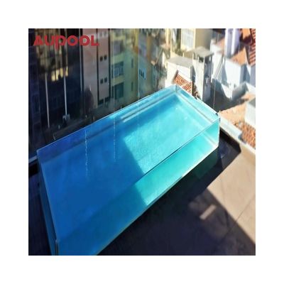 高光伝送 水泳池 ガラスパネル オーダーメイド 屋外 地面 安全