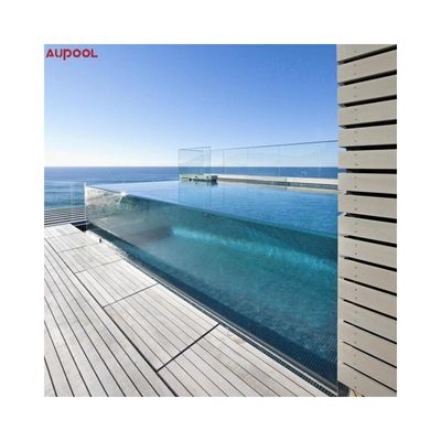 高光伝送 水泳池 ガラスパネル オーダーメイド 屋外 地面 安全