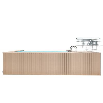 2500KGS ポータブル フリースタンド プライベートプール 豪華な屋外水泳
