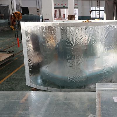 アクリル建築 アウプール 透明窓付き 屋外無限逆流プール