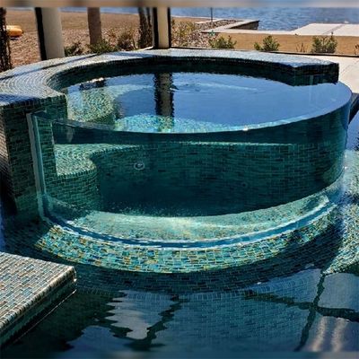 AUPOOL アクリルパネル スイミングプールと地下プールでプールエリアを変えてください