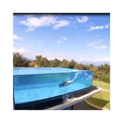 アクリルプールで清潔な水と低保養のためのプリファブプールフィルターシステム